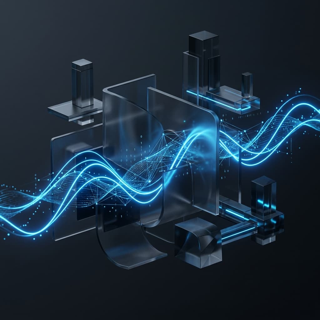 Xlance Agency Abstract 3D Digital Architecture Render